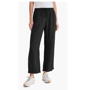 SPLENDID Angie Crop Wide Leg Pants Black Size XXL